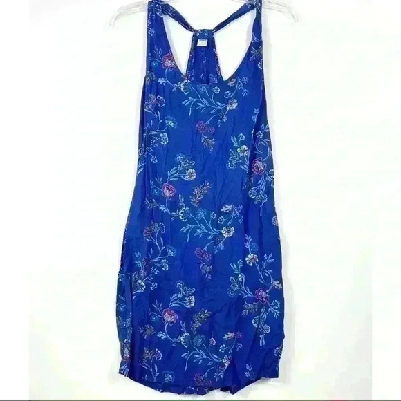 Old Navy Blue Floral Sun Dress - WOMENS size Small - Picture 1 of 4